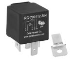 Cole Hersee® 12V 70A, 4-Terminal SPST ISO High Power Relay w/Snap-in Bracket (RA-700112-NN-BX)