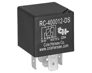 Cole Hersee® 12V 30A/40A, 5-Terminal SPDT ISO Mini Relay (RC-400012-DS)