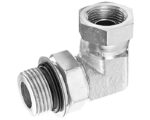 1/2″ Female Swivel  x  3/4″-16 Male ORB, 90-Deg. Elbow Adapter, Steel (S3599-8)