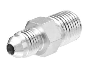 1/4″ Male JIC x 1/4″ Male NPT, Flare-Twin, Male Pipe Connector, Steel (900863)