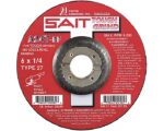 SAIT® 20280 Tough Grind – Grinding Wheel, 6" Diameter x 1/4" Thick x 7/8" Center Hole (SAIT20280)