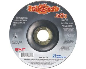 SAIT® 23335 Z-Tech Type27 Cutting Wheel, 5″ Diameter x .045″ Thick, 7/8″ Center Hole (SAIT23335)