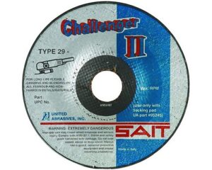 SAIT® 27506 Challenger II  Grinding Wheel, 5″ Diameter x 1/8″ Thick x 7/8″ Center Hole (SAIT27506)