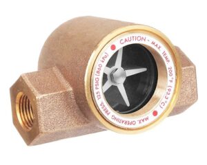 Dwyer Instruments 1″ FNPT, Bronze Body, Midwest Sight Flow Indicator w/ Impeller (SFI-100-1)