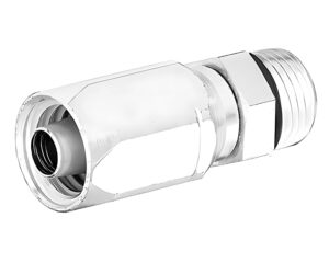 3/8″ Hose I.D  x 9/16″ Male O-Ring Boss, Reusable Hose End, Steel (SR543-66)