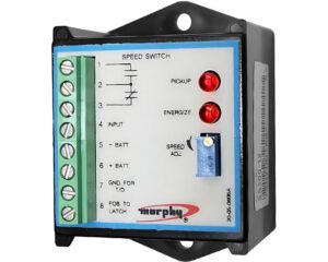 Murphy® 12V Electronic Speed Switch, Single Set Point Speed w/ SPDT Relay (SS300-12)