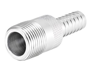 Dixon Valve 3/4″ Hose Barb I.D x 1″ MNPT, Jump Size King Combination Nipple, Steel (STC0510)