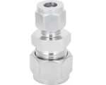 Superlok 1/2″ O.D, 13/16″ Width Across Flat, Straight Tube Union, 316 Stainless (SU-8)