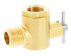 Tramec Sloan® 3/8″ Hose x 3/8″ Pipe Thd., Female to Male Drain Cock with Pin Handle (SV590PH-6)