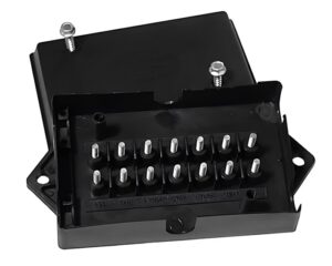 HD Plus® 6-Access Ports, 14-Connector Electrical Junction Box, Black (T-10284)