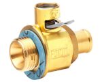 Fumoto® 1-18 UNS Thread Size, Nipple Oil Drain Valve, Brass Body (T-203N)