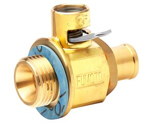 Fumoto® 1-18 UNS Thread Size, Nipple Oil Drain Valve, Brass Body (T-203N)