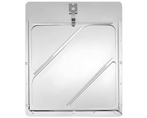 HD Plus® Placard Holder, Stainless Steel Clips, Aluminum, Large Face (T-8075)