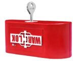 WAR-LOK Tractor-Trailer Air Brake Lock, Die-Cast Aluminum, Red (TAB-10B)