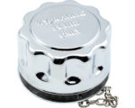Buyers® Replacement Cap with Chain, Twist-On Cap, Carbon Steel (TC0015)