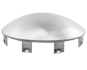 Trux®  7/16" Lip – S/Steel Front Hub Cap, For 4-Notch Steel Wheels (THUB-4NSS)