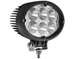 Trux® 6″ Oval Super Powered Spot, LED Work Lamp, Clear/White Lens (TLED-U9)