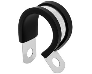 7/8″ Tube O.D, 5/8″ Band, 3/8″ Hole Size, Rubber Cushioned Tube Strap (TS16R-14)