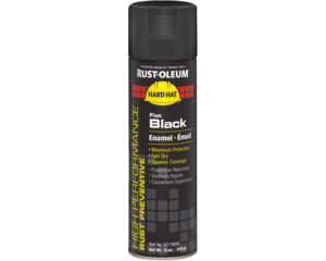 Rust-Oleum® 15 oz. Enamel – Spray Paint, Black, Flat Finish (V2178838)