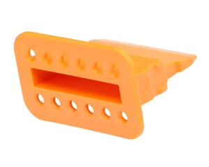 Deutsch DT Series – Wedgelock, Orange, For 12-Way Socket Plug (W12S)