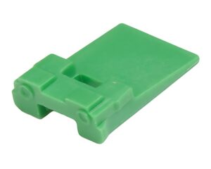 Deutsch DT Series – Wedgelock, Green, For 2-Pin Receptacles (W2P)