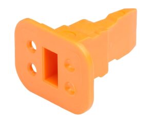 Deutsch DT Series – Wedgelock, Orange, For 4-Way Socket Plug (W4S)
