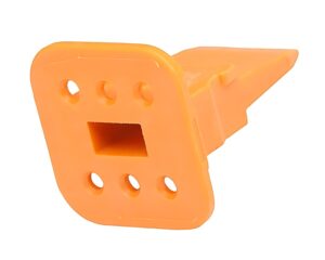 Deutsch DT Series – Wedgelock, Orange, For 6-Way Socket Plug  (W6S)
