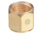 Western Ent. 7 Hose Nut – Oxygen RH, 9/16″-18 Thread, B Size, Brass (WSB7)