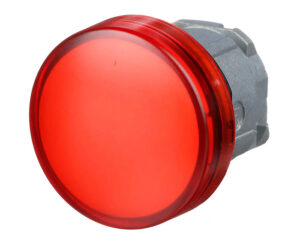 Schneider Electric® XB4 Pilot Light Head, For BA9s Bulb, Red Lens (ZB4BV04)