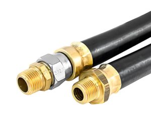 3/8" Inner Diameter, 20" Length, 225 PSI, Air Brake Hose Assembly (HAB-6-20C)