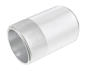 CNC Flow Control® Bull Plug 2.00″ NPT Threaded End, Extra Heavy, Zinc Plated (02-BPXHTHD-TAP)