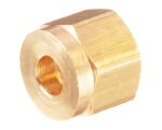 1/2" Tube, DOT Brass Air Brake Fitting Nut, For SAE J844D Nylon Tube (1461-8)