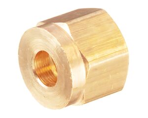 3/4" Tube, DOT Brass Air Brake Fitting Nut, For SAE J844D Nylon Tube (1461-12)