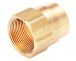 3/8″ Hose I.D, Field Attachable Air Brake Hose Compression Nut, Brass (1491-6)