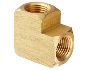 1/2″ Female NPT, Extruded 90-Deg. Elbow, Brass Pipe Fitting (X100-D)