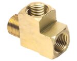 1/4″ FNPT x 1/4″ MNPT x 1/4″ FNTP, Extruded Street Tee, Brass (X107-B)