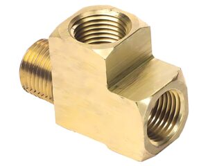 3/4″ FNPT x 3/4″ MNPT x 3/4″ FNTP, Extruded Street Tee, Brass (901139)