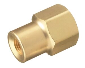 3/8″ Tube O.D, Forged Long Nut, Standard, SAE 45-Deg. Flare Fitting, Brass (39-6)