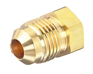 1/2" Tube O.D, SAE 45-Deg. Flare Fitting, Brass Sealing Plug (58-8)
