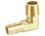 1/2″ Hose Inner Diameter x 3/8″ Male Pipe, 90-Deg. Elbow Brass Hose Barb (139-8C)
