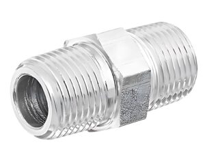 Brennan 1-1/4″ Male x 1-1/4″ Male NPT, Steel Hex Nipple (5404-20-20)