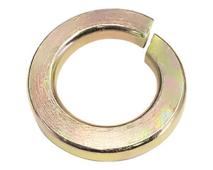 1-1/4″ Nominal Size, Regular Alloy Steel Lock Washer, Yellow Zinc (LW8114)