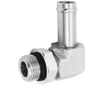 Brennan 3/4″ Barb x 1-1/16″ Male Adj. ORB, 90-Deg. Elbow, Steel (4601-12-12-NWO)