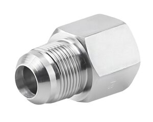 Adaptall 1/2″ Male JIC x 1/2″ Female JIS, Straight Solid Adapter (9220-08-08)
