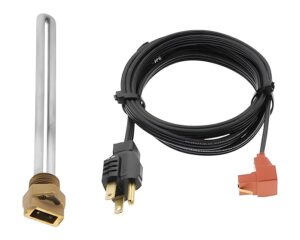 Temro Zerostart 150W/120V, Oil Immersion Pan Heater, 7-3/4" Element Long (2201712)