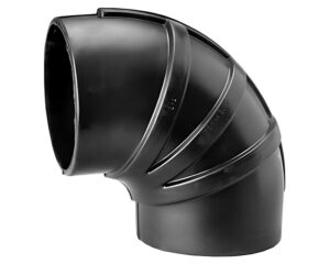 Donaldson® 5″, 7″ I.D, 6.26" Center Height, 90-Deg. Reducer Elbow, Rubber (P159820)