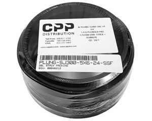 5″ x 6″ Plunger Packing, Double Stack, Rubber (PLUNG-SJ300-5X6-24-SSF)