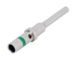 Deutsch Size-16  / 13A Solid Contact PIN, Nickel-Plated – Green Stripe, For 14 AWG (0460-215-16141)