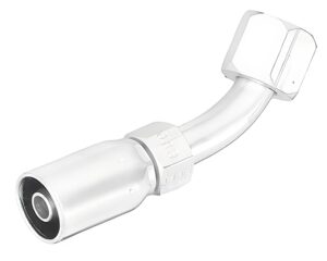 Eaton Weatherhead® 3/4″ Female 37° JIC x 3/4″ Hose I.D, Crimp Fitting, 45-Deg. Elbow (12E-692)