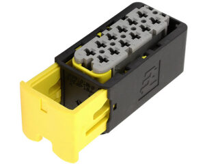 TE Connectivity® HDSCS/MCP 1.5 Series, Sealed 12-Way Gray Receptacle Housing Connector Assembly (2-1670901-1)